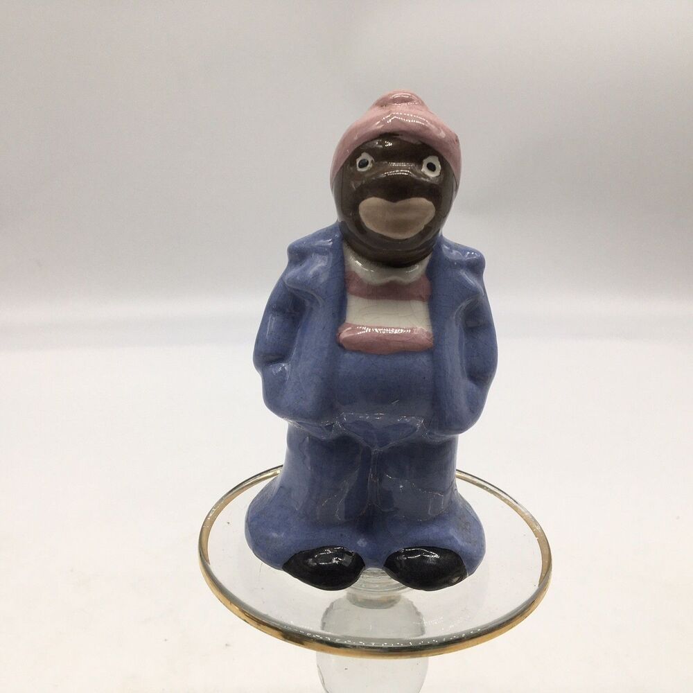 Vintage Americana Figural Pepper Shaker  Occupied Japan Era Hand Painted